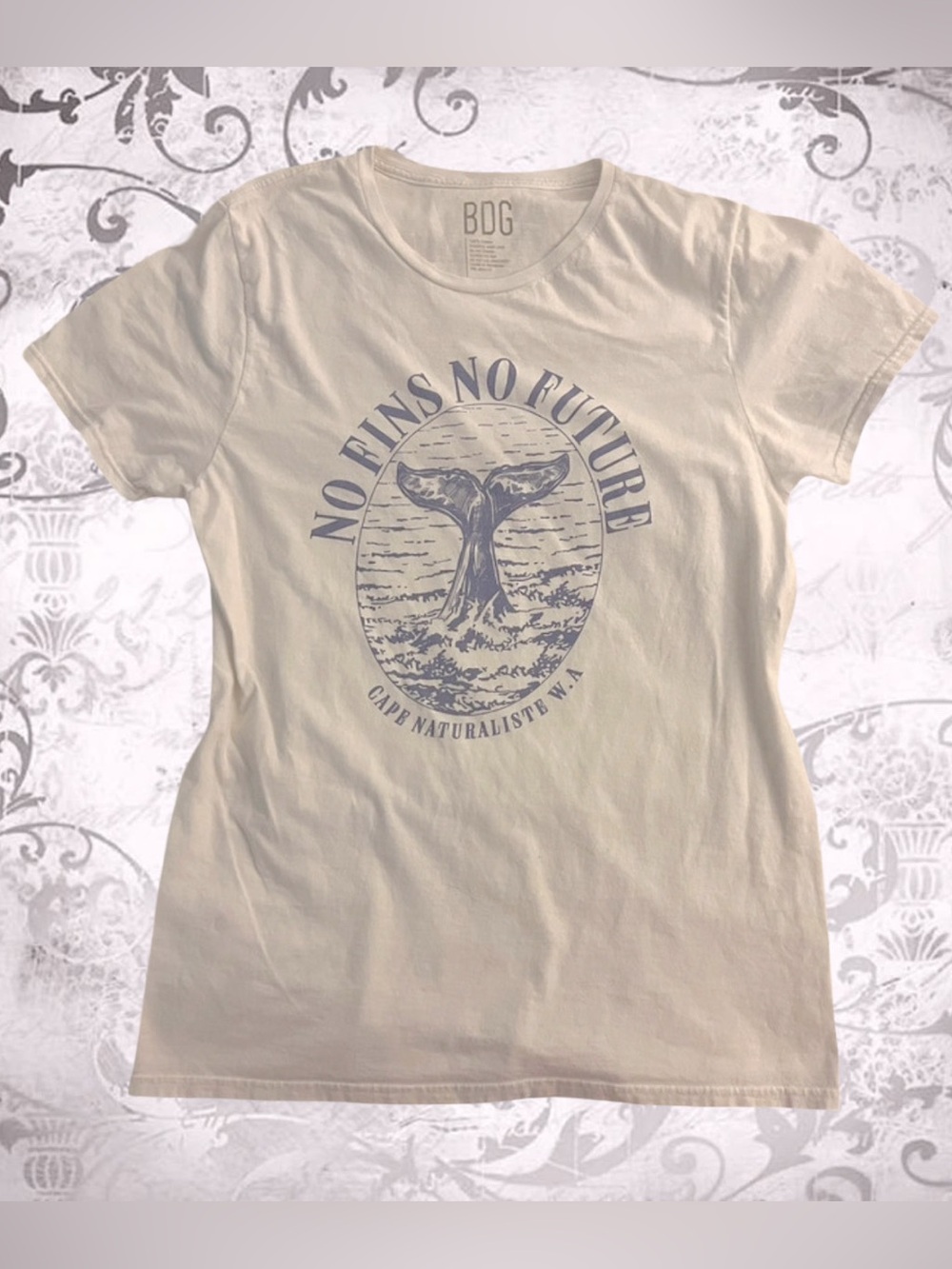 BDG 100% Cotton No Fins No Future Graphic Tee